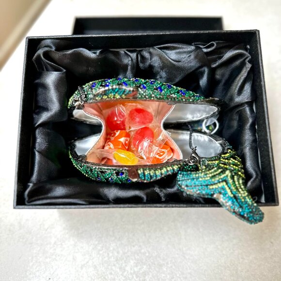 Neiman Marcus Mini  Luxury Sparkling Tropical Fish Purse - Picture 2 of 4